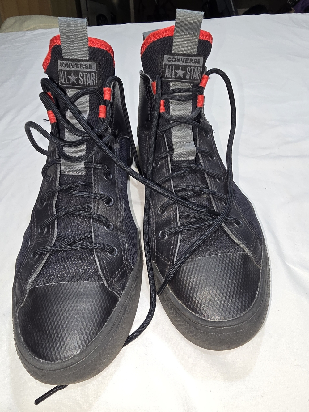 Converse Ultra Future Sport Mid A01426C Men's 10 Women's 12 Black Red Shoes